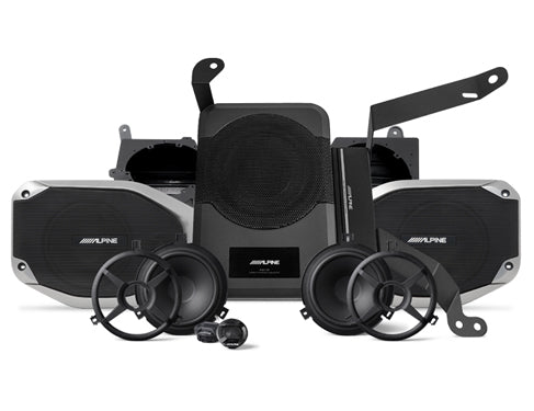 PSS-24WRA - Alpine 300W Complete Sound System for Jeep Wrangler 2018-Up & Gladiator 2020-Up