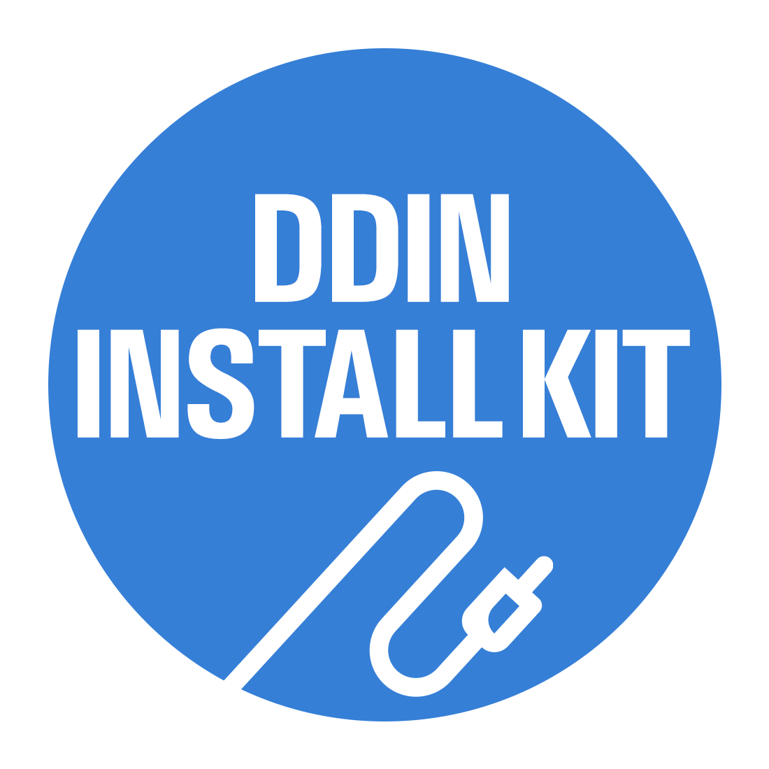 DDIN Install Kit - Dash Kit, Harnesses, Antenna Adapter & MRR