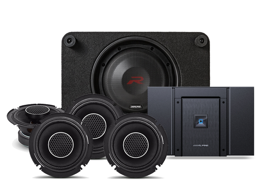 SUB ADD / BOOST  2 - Alpine 2024+ w/ Factory BASE AUDIO  |  Add Sub + Boost Speakers