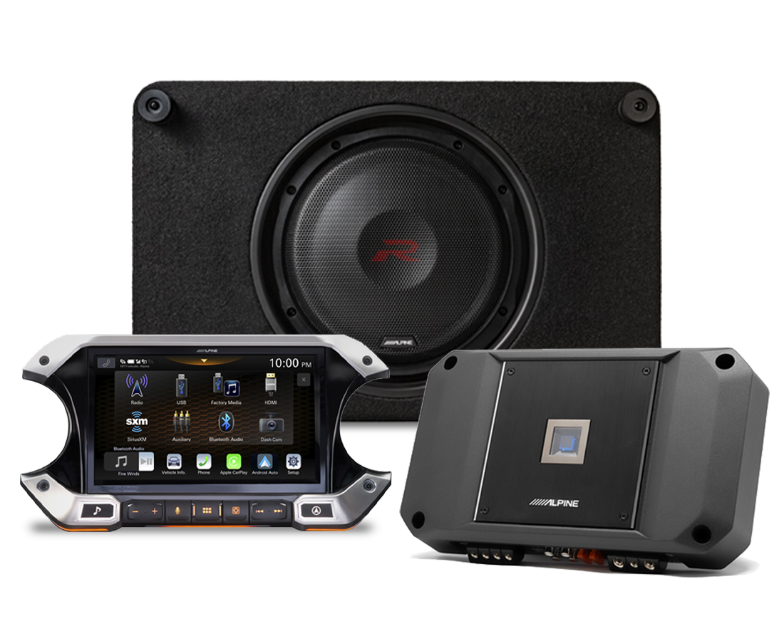 WRANGLER  1 - Alpine 2018-2023 w/ Factory PREMIUM SOUND  |  Radio / Sub Package