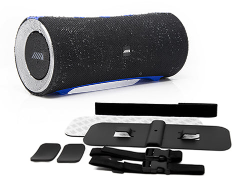 Alpine AD-SPK1PRO - Turn1 Waterproof Bluetooth Speaker with Universal Mounting Bracket Package