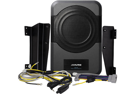 Alpine PWE-S8-WRA - '11-Up Jeep Wrangler Compact Powered Subwoofer